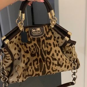 Authentic Coach fur bag